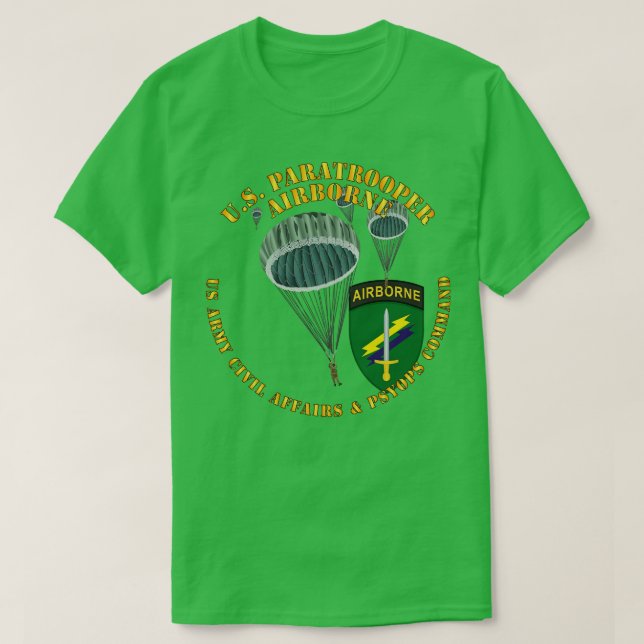 US Paratrooper USACAPOC T-Shirt (Design vorne)