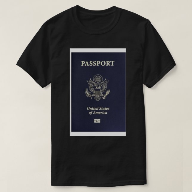 US Pass iPhone Case T-Shirt (Design vorne)