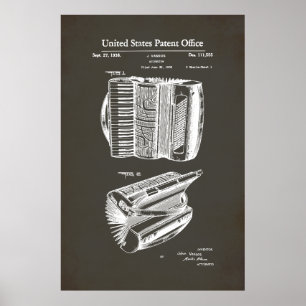 US-Patent - Akkordeon Poster