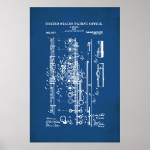 US-Patent - Flute Poster