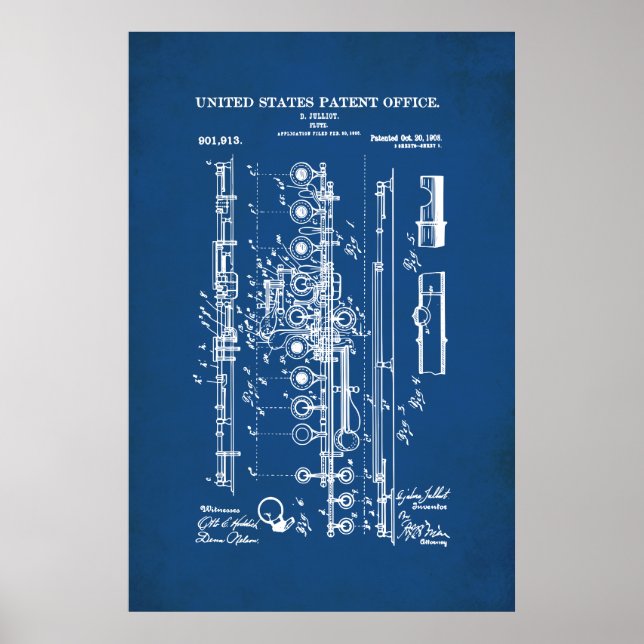 US-Patent - Flute Poster (Vorne)