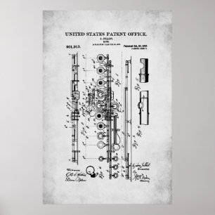 US-Patent - Flute Poster