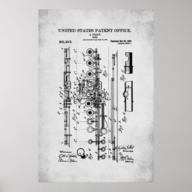 US-Patent - Flute Poster (Vorne)