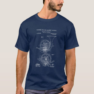US-Patent - Französisches Horn T-Shirt