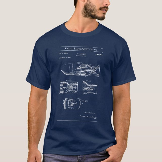 US-Patent - Raketenprojekt T-Shirt (Vorderseite)
