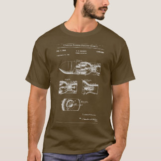 US-Patent-Raketenprojektil T-Shirt
