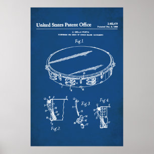 US-Patent - Tambourine Poster