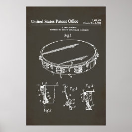 US-Patent - Tambourine Poster