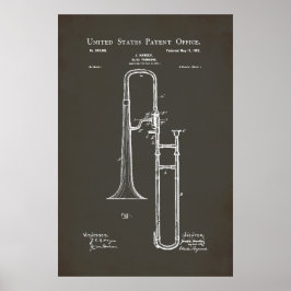 US-Patent - Trombone Poster