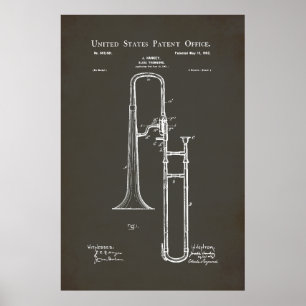 US-Patent - Trombone Poster