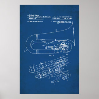 US-Patent - Tuba Poster