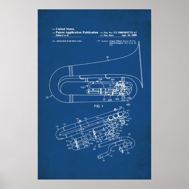 US-Patent - Tuba Poster (Vorne)