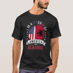 US Patriot Albanien Flag American Albanian Ground T-Shirt
