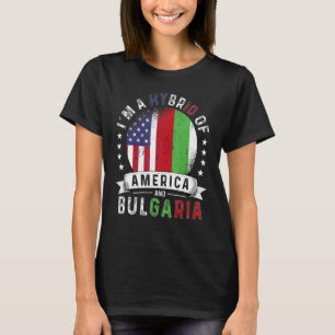 US Patriot Bulgaria Flag American Bulgarisch Grown T-Shirt