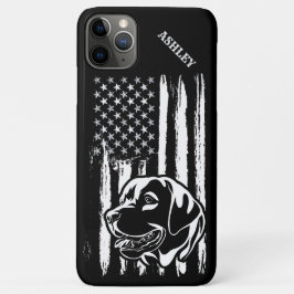 US Patriot Labrador Retriever USA Flag Dog Case-Mate iPhone Hülle