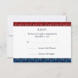 US Patriotic Military Invest UAWG Card RSVP Karte