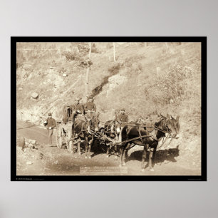 US Paymaster & Guards Fort Meade SD 1888 Poster