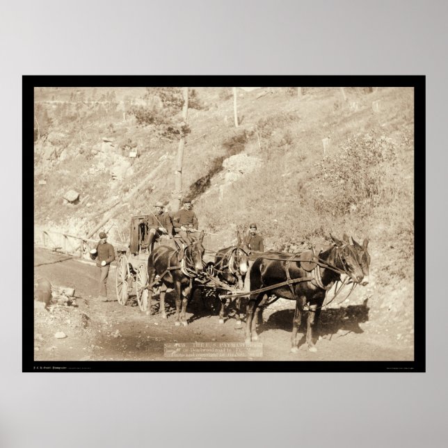 US Paymaster & Guards Fort Meade SD 1888 Poster (Vorne)