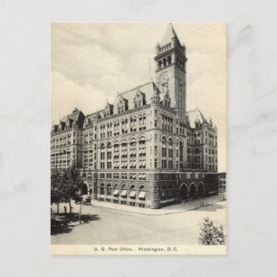 US Post Office Washington DC 1907 Vintag Postkarte