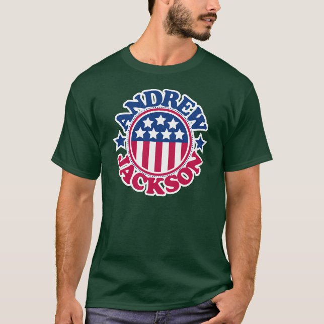 US Präsident Andrew Jackson T-Shirt (Vorderseite)