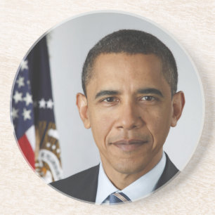 US-Präsident Barack Obama im Weißen Haus Getränkeuntersetzer