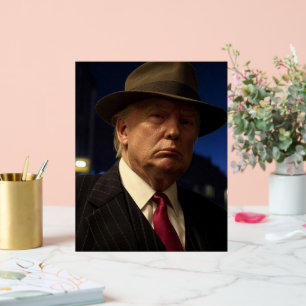US-Präsident Donald Trump Pate Acrylschild