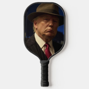 US-Präsident Donald Trump Pate Pickleball Schläger