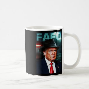 Us Präsident Fafo, Fafo Us Präsident 2025 Mit Hut Kaffeetasse
