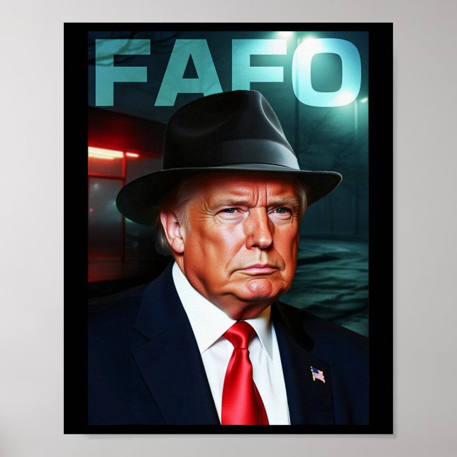 US-Präsident Fafo  Poster (Vorne)
