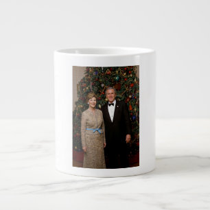 US-Präsident George Bush Weihnachtskarte Jumbo-Tasse