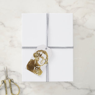 US-Präsident George Washington Portrait Gold Geschenkanhänger