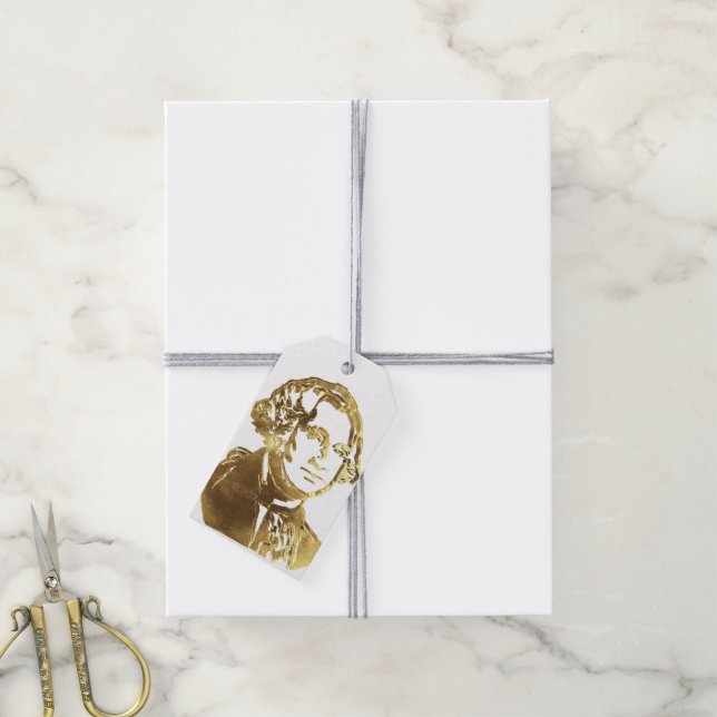 US-Präsident George Washington Portrait Gold Geschenkanhänger (Mit Garn)