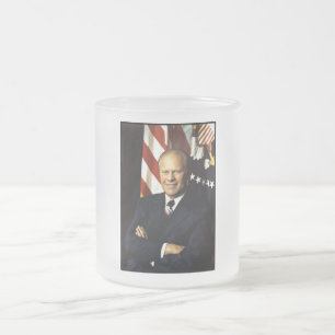 US-Präsident Gerald Rudolph Ford "Jerry" Porträt Mattglastasse