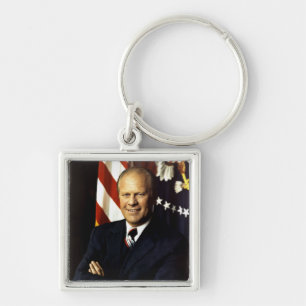 US-Präsident Gerald Rudolph Ford "Jerry" Porträt Schlüsselanhänger
