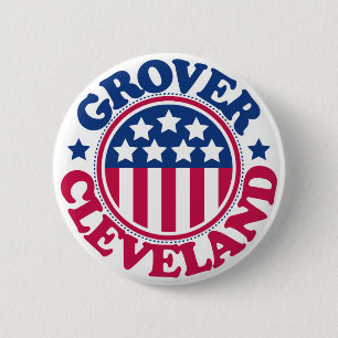 US Präsident Grover Cleveland Button