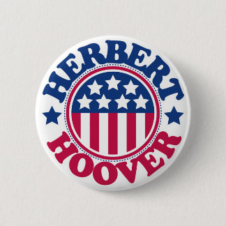 US Präsident Herbert Hoover Button
