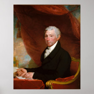 US-Präsident James Monroe von Gilbert Stuart Poster