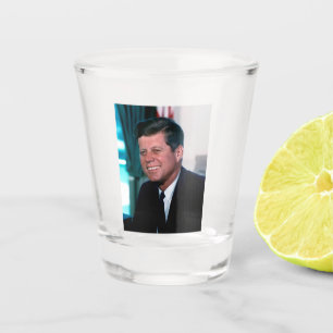 US-Präsident John F. Kennedy im Oval Office Schnapsglas