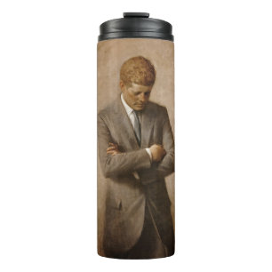 US-Präsident John Kennedy Porträt gemalt Thermosbecher