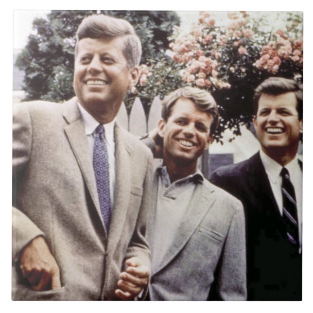 US-Präsident John Kennedy & Robert & Ted Fliese (Vorderseite)