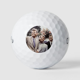 US-Präsident John Kennedy & Robert & Ted Golfball