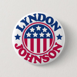 US Präsident Lyndon Johnson Button