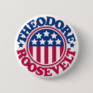 US Präsident Theodore Roosevelt Button