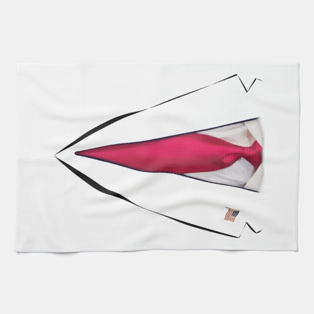 US-Präsident Trump Anzug Geschirrtuch (Horizontal)