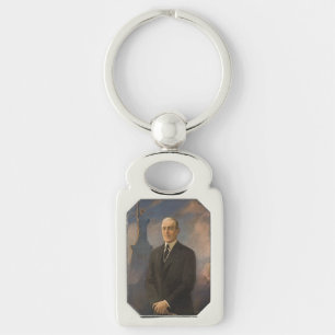 US-Präsident Woodrow Wilson & Freiheit Schlüsselanhänger