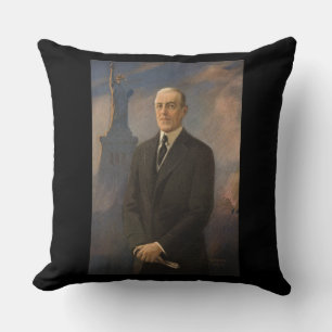 US-Präsident Woodrow Wilson & Liberty Kissen