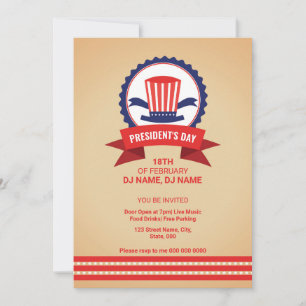 US-Präsidententag Flyer Vorlage