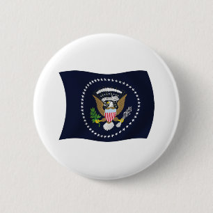 US-Präsidentschaftssiegel-Flaggenknopf Button