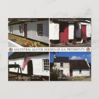US Presidential homesteads in Ulster Postkarte