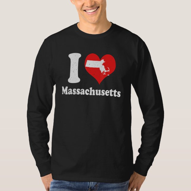 US Proud Citizen America Love State I Heart Massac T-Shirt (Vorderseite)